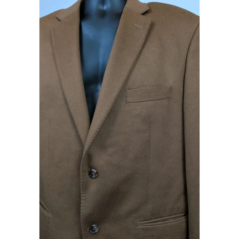 Black Brown 1826 Lord & Taylor Cashmere Blazer 44R Sport Coat‎ Jacket Brown